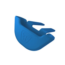 Image illustrates a single fin for the Falcons II product made by Flight Fins in the blue color, set in front of a white background.